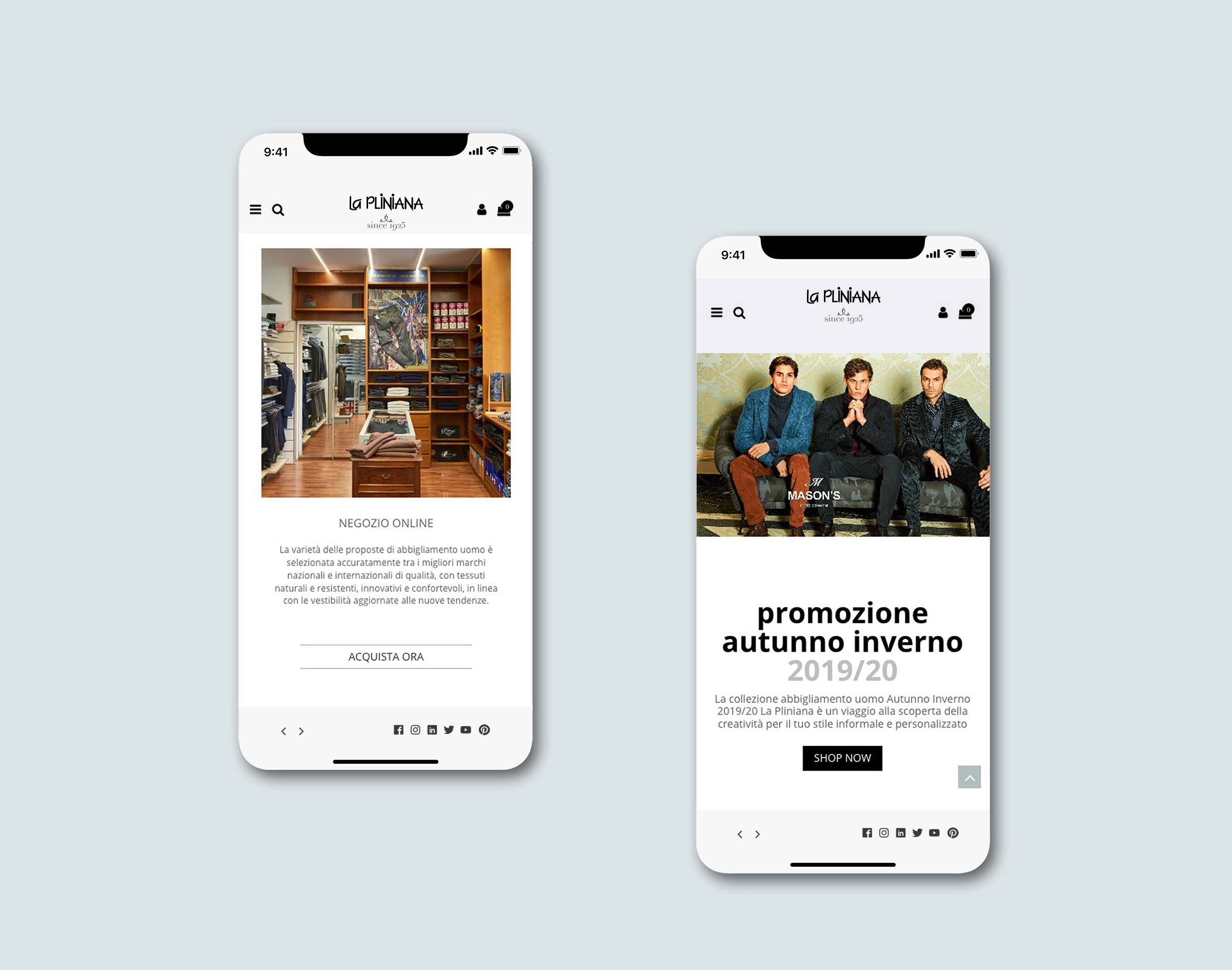 Realizzazione ecommerce La Pliniana